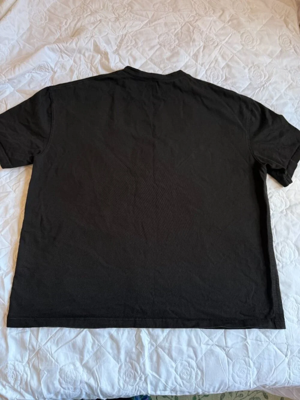 WE11DONE Black Star Rhinestone Graphic Oversized T-Shirt